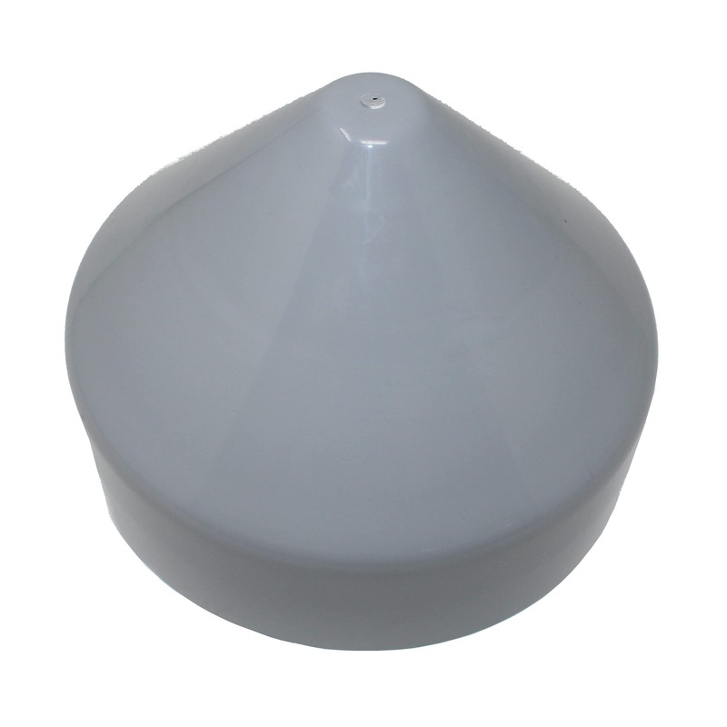 JSP Manufacturing Grey Cone Dock Piling Cap/Piling Cover from 8"