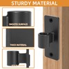 2 Pack Heavy Duty Gate Hinges Black Wall Mount Gate