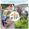 Denninal 3 Way Hose Splitter, Solid Brass High Flow 3