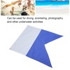 Diving Flag Blue White Underwater Floating Safety Signal Flag Float
