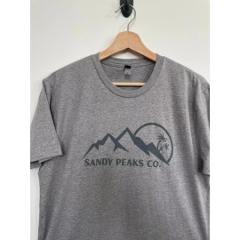 Next Level Sandy Peaks T-Shirt - Grey - Unisex Fit - Comfort Blend 6210 Next Level - L