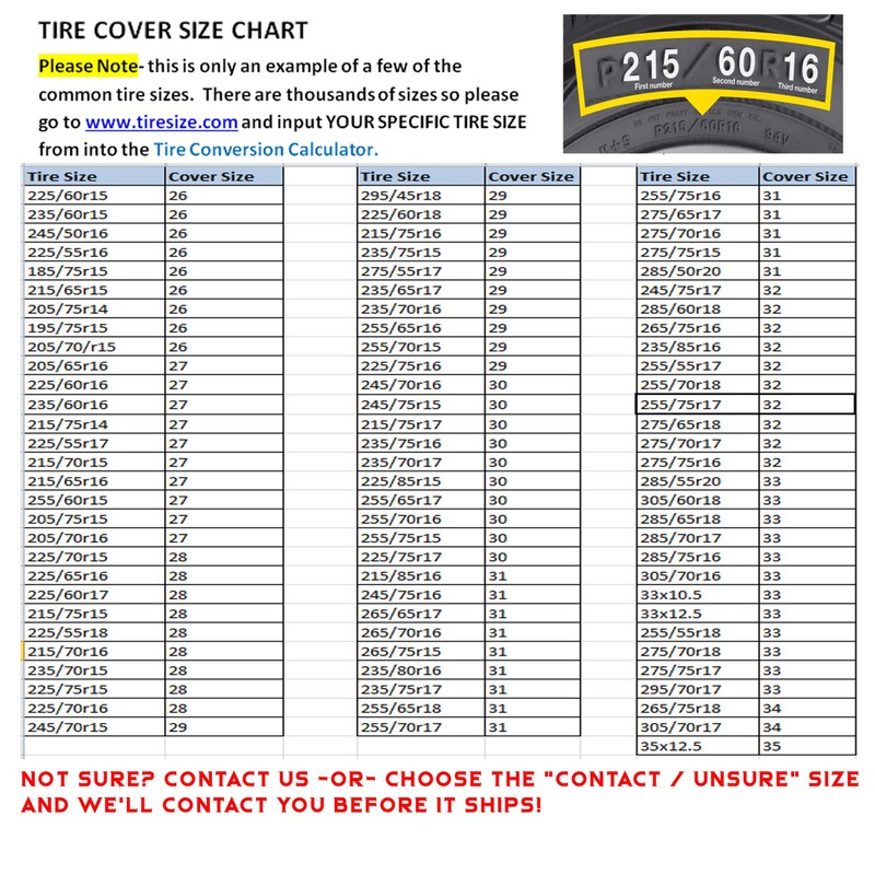 JL Series Spare Tire Cover with Backup Camera Hole Compass