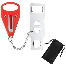 Portable Door Lock, Lock Home Security, Travel Door Lock for Hotel Rooms, for Additional Safety and Privacy, for Hotel, Home, Apartment