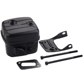 AILEETE Exhaust Muffler with Bracket Bolt Screw Kit 544028301 for Husqvarna 340 345 346XP 350 351 353 Chainsaw, Replaces OEM 544028302 503862803 503862703