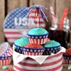 100pcs 4th of July Cocktail Picks Red White Blue Firework
