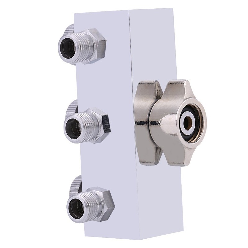 Air Hose Splitter, 3-Way Airbrush Air Hose Splitter, Air Regulation