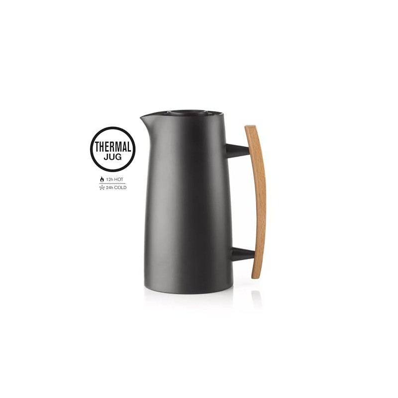 Guzzini - RIVIERA '63 Thermal Carafe 1 Litre - Black,