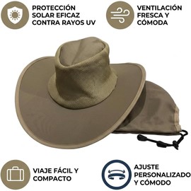 Sombrero Plegable Unisex de Nylon Transpirable con Malla – Protección Solar UPF, Ajuste Elástico, Ligero y Compacto, Ideal para Viajes, Camping, Senderismo y Actividades al Aire Libre