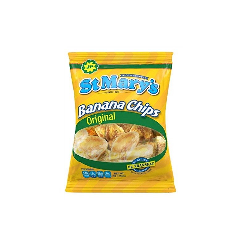 St. Mary's Banana Chips, 1.06 Ounce (Pack of 20)