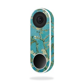 MightySkins Skin Compatible with Nest Hello Video Doorbell - Almond Blossom | Protective, Durable, and Unique Vinyl Decal wrap Cover | Easy to Apply, Remove, and Change Styles | Made in The USA