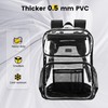Vorspack Clear Backpack Heavy Duty - Large See Through Bookbag
