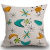 Smooffly Decorative Cushion Cover for Couch Sofa,Retro Eames Atomic Era