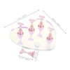 Beavorty Nail Art Display Stand With Heart-shaped Base Acrylic Nail