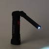 Portable LED Flashlight Torch with Magnet USB Rechargeable Working Lamp