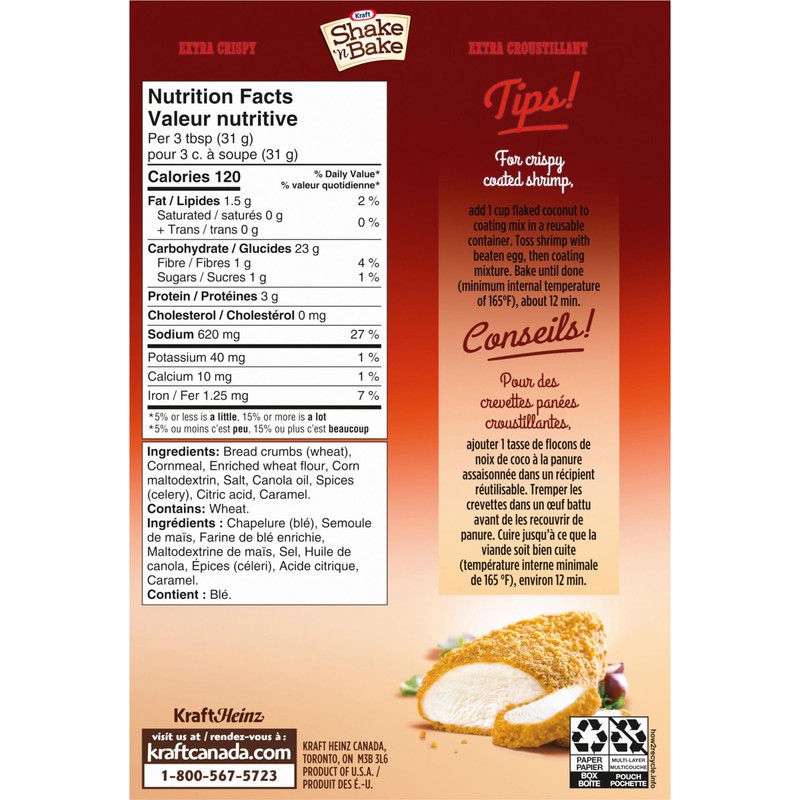Shake 'N Bake Extra Crispy Coating Mix, 152g