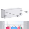 Retractable Clothesline-Clothes Line Retracting Indoor-Clothes Drying Line-Double Retractable Clothes Lines
