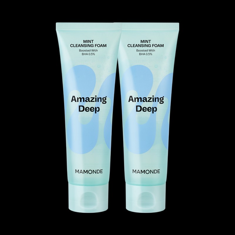 Mamonde [마몽드][더블] 어메이징 딥 민트 클렌징폼 [Mamonde][Double] Amazing Deep Mint