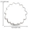 LILIAO 4.2" Lion Face Cookie Cutter Sandwich Cutters, Stainless Steel