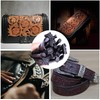 WANGR 20 Pcs Leather Stamping Tool Leather Craft Stamp Punch
