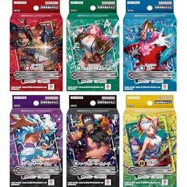 ONE PIECE Card Game Start Deck [Red Shanks ST-23 Green Jewelry Bonnie ST-24 Blue Buggy ST-25 Purple Black Monkey D Luffy ST-26 Black Marshall D Teach ST-27 Green Yellow Yamato ST-28]