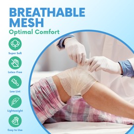 HEALQU Premium Gauze Rolls - 24 Rolls - 3” x 4.1 Yards Individually Wrapped Conforming Stretch Gauze Bandage - Super Soft Woven Stretch Gauze Bandages for Primary Wound Dressing Support