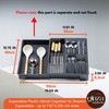 Ginza Maison Expandable Silverware Drawer Organizer - Utensil Tray for