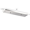 Three Pendant Light Linear Canopy Accessory Light Kit, 26 inch
