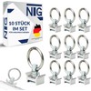 NTG Fitting for Airline Rail with Ring (Pack of 10)
