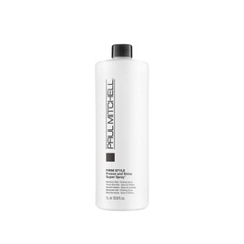 Paul Mitchell Freeze and Shine Super Hairspray, Maximum Hold, Shiny Finish Hairspray, For Coarse Hair, 33.8 fl. oz.