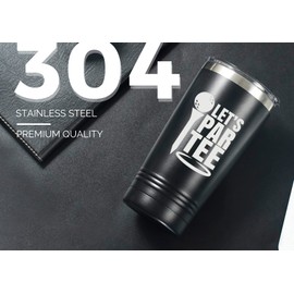 Onebttl Golf Gifts for Men, Funny Golf Gifts for Men 20oz Tumbler, Golf Dad Gifts, Fathers Day Golf Gifts, Birthday Gifts, Gifts for Golf Lovers - Black - Let's Partee