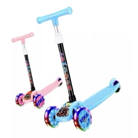 Ele-Gate Patín Diablo Scooter Montable 3 Ruedas Luces Led Patineta