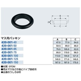 Kakudai 439-001-50 Gasket for Trout