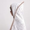 Premium Knit Hooded Bath Towel "Gage" by Copper Pearl