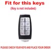 TECART For Genesis leather Key Fob Cover Metal Key Case