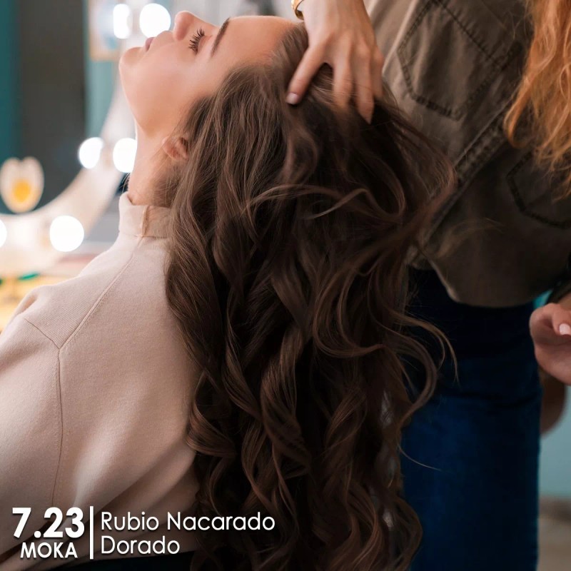 Color Tech Tinte Tono 7.23 Rubio Nacarado Dorado Tubo 90g