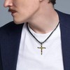 Cross Necklace for Men 925 Sterling Silver Nail Cross Necklace