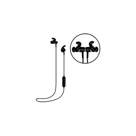 Micro.cc Wireless Sports Headphones, Magnetic Wireless Earbuds with Bluetooth 4.1 ~ Lightweight & Noise Cancelling ~ Exercise Earphones with Built In Mic ~ Perfect for Workouts, Running & More (Black)