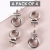 4 Sets Stainless Steel Awning Rail Stoppers Kit, M4 Lifting