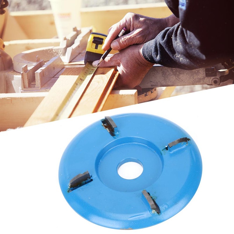 Wood Carving Disc Carbide Tungsten Steel 4 Teeth Woodworking Tool