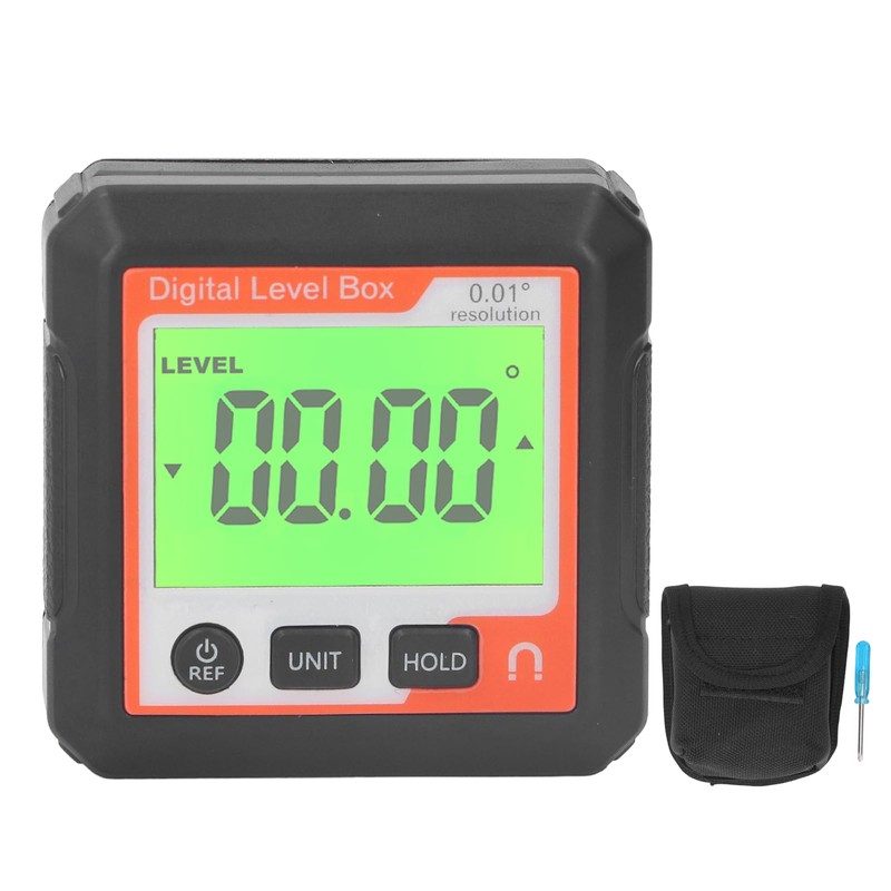 Greensen Digital Level Box Bearbeitete Protermaschinenneigungswinkel für Holzbearbeitungsstelle, ABS -Material