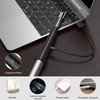 Electric Long Lighter,Retractable Length(11.4in-27.55in),Lgnition Port Can be Rotated 360°,Flameless Electronic