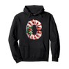 Candy Cane Christmas Joyful Spirit Pullover Hoodie