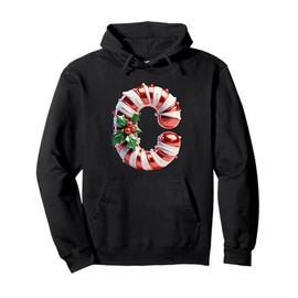 Candy Cane Christmas Joyful Spirit Pullover Hoodie