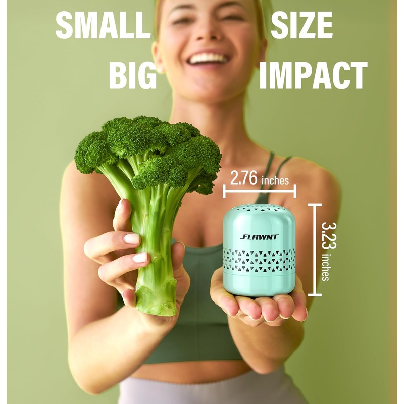FLAWNT Refrigerator Deodorizer - Long Lasting Fridge Odor Eliminator and