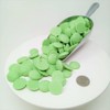 Merckens Coating Wafers, Lite Green Color, 2 Pound Package, Melting