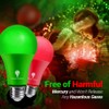 4 Pack BlueX LED A21 Red Green Light Bulbs -