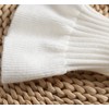 SUZALA Removable Wrist Cuffs False Sleeves for Women Teens, Knitting-White