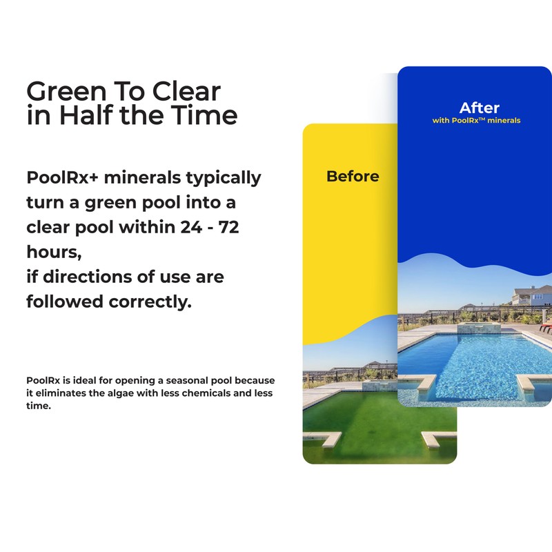 Pool RX 102001 6 Month Swimming Pool Algaecide Replacement, 8