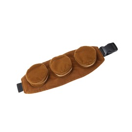 minkissy 1 Set Durable Pure Copper Moxibustion Box for Relief Smokeless Moxa Massager for Home Salon Use High Temperature Resistant Design Brown