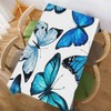 Walmsco Tablecloth Blue Butterfly Decor For Dining Room Kitchen Rectangular